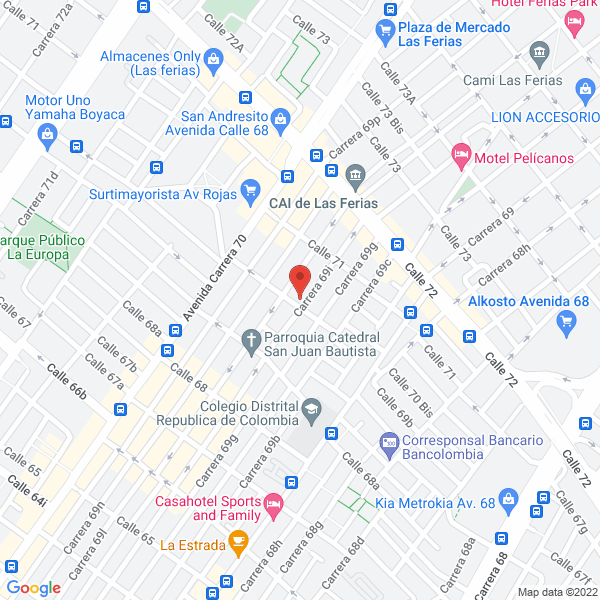 Mapa de R Y B Contadores