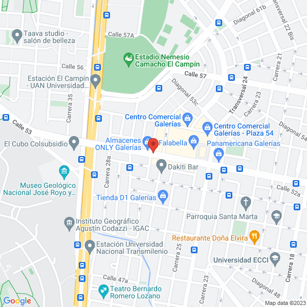 Mapa de Fundación Para El Desarrollo Comunitario Acción 13