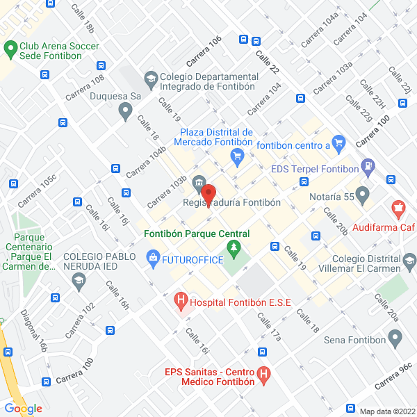 Mapa de Salon De Recepciones Suvenir