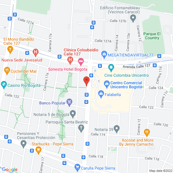 Mapa de Comercializadora Victoria E.A.T.