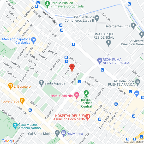 Mapa de Corporación Jurídica