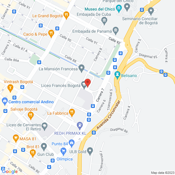 Mapa de Inversiones Generales Palacios Y Cía. Ltda.