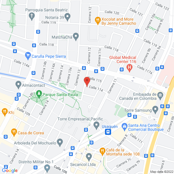 Mapa de Vida18 Colombia S.A.