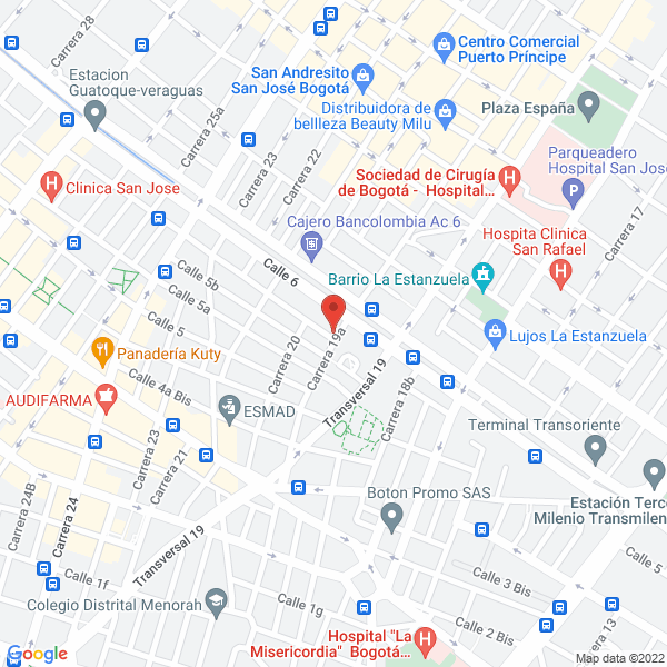 Mapa de Fedefarma S.A.S.