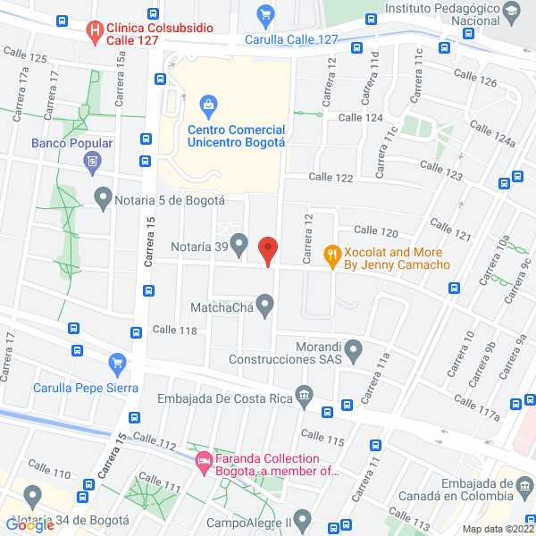 Mapa de Nissin Foods De Colombia S.A.S.