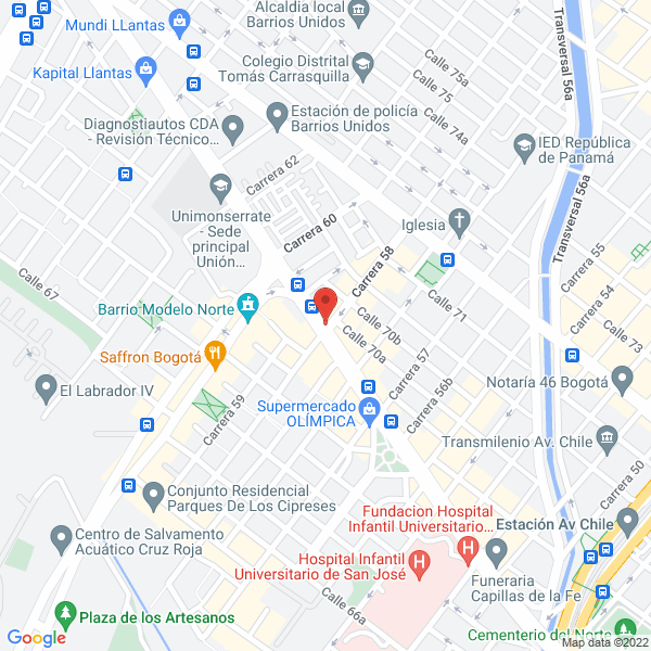 Mapa de Móvil Company Colombia S.A.S.