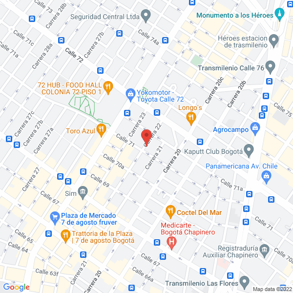 Mapa de Insumos Industriales Torcol S.A.S.