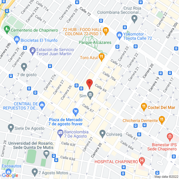 Mapa de Luis Fernando Díaz Riveros