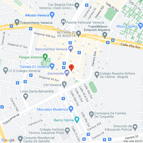 Mapa de Grupo Especializado En Servicios De Salud Ltda