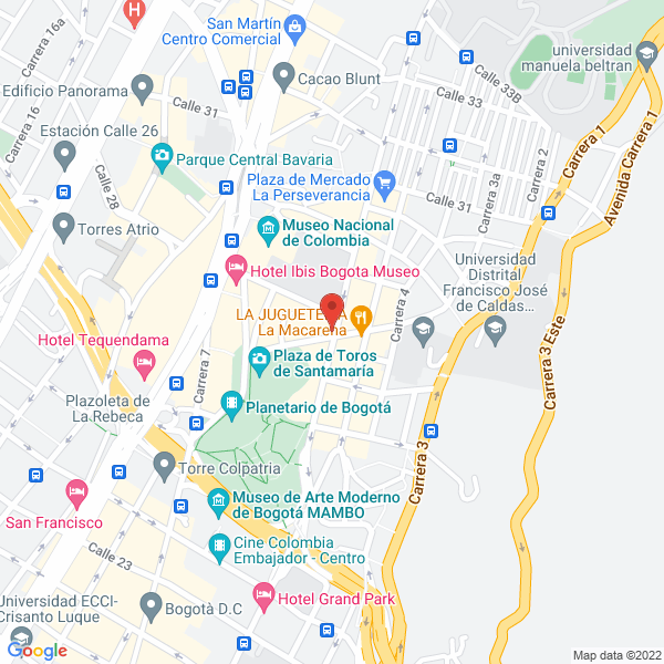 Mapa de Andimec Ltda.
