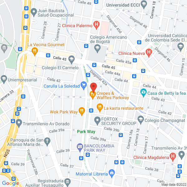 Mapa de Pro-Horizontal Arcay Ltda.