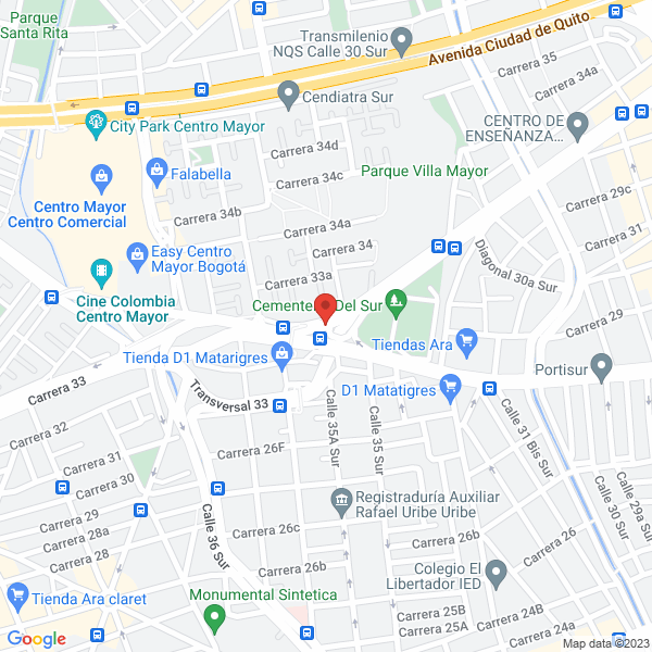 Mapa de Childrens Vision International Inc