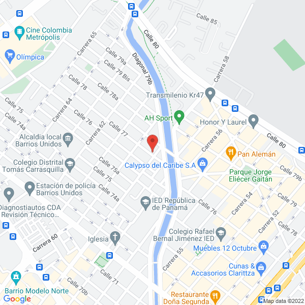 Mapa de Better Line Producciones Ltda.