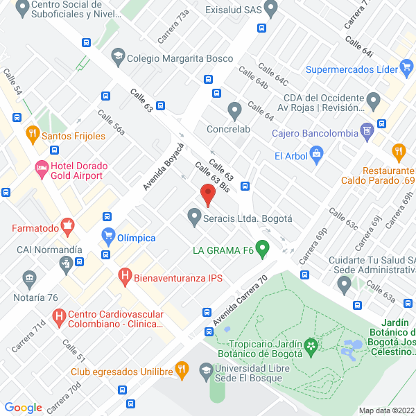 Mapa de C&C Dispositivos Médicos S.A.S.
