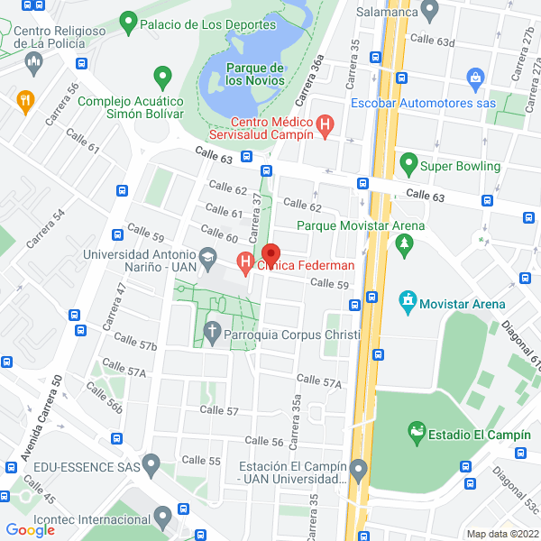 Mapa de Impertec Ltda.
