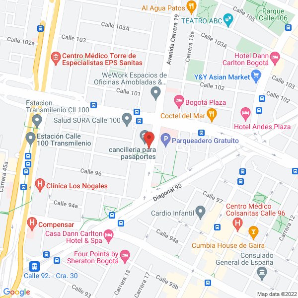 Mapa de Izquierdo Y La Rotta Arquitectos Ltda