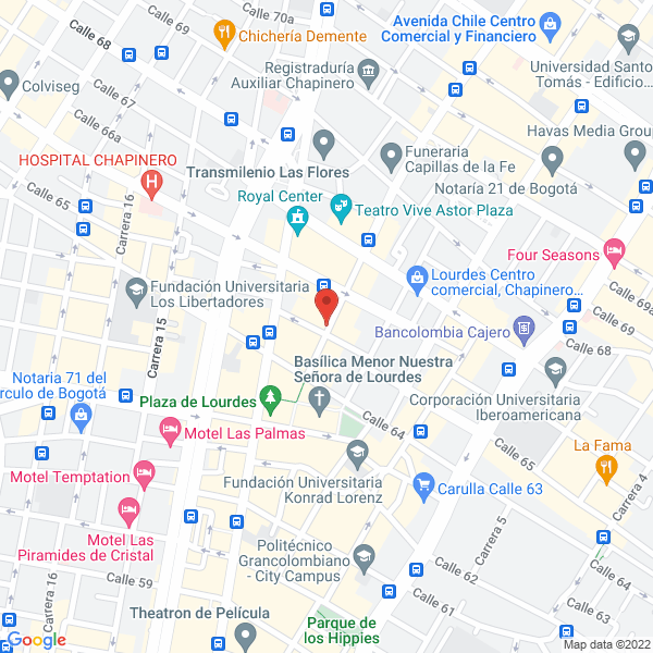Mapa de Work And Solutions W&S S.A.S.