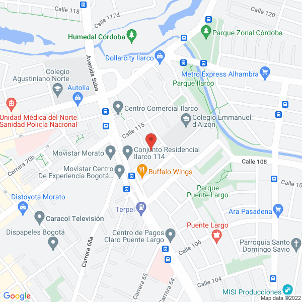 Mapa de Servicio De Vigilancia Horizontal Ltda.