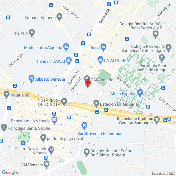 Mapa de Rodríguez Eléctricos Relco S.A.S.