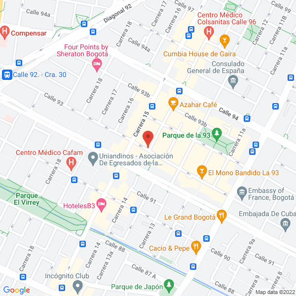 Mapa de Ap Frutas De Colombia S.A.