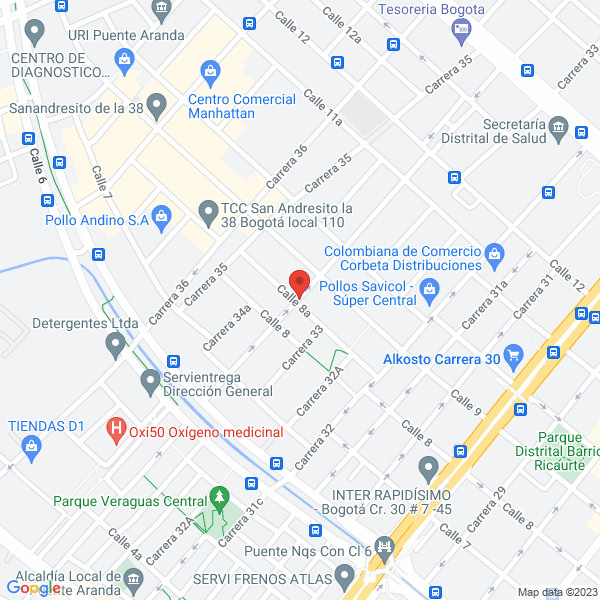 Mapa de Thermo Max Ltda