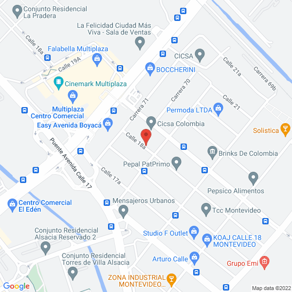 Mapa de A.M. Corporative Logistix S.A.