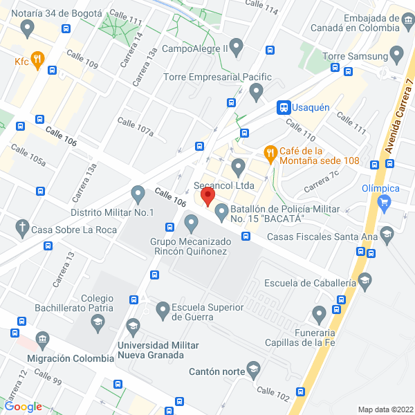 Mapa de Comercializadora Global Int S.A.S.