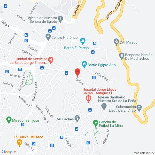 Mapa de Pinturas Tonner & Cía. Ltda.
