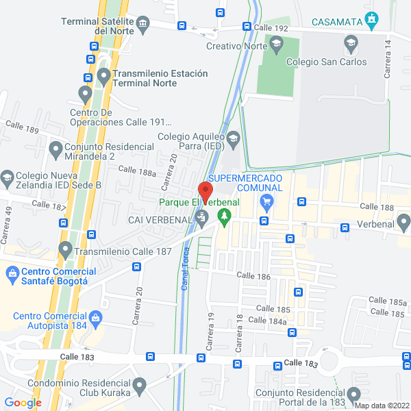 Mapa de Rumhora S.A. C I