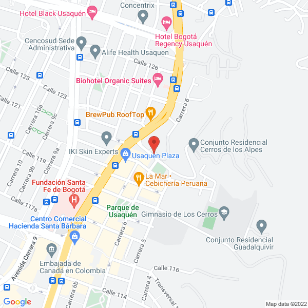 Mapa de Gp Proyectos Y Acabados Ltda.