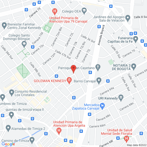 Mapa de Industrias Jamaka S.A.S.