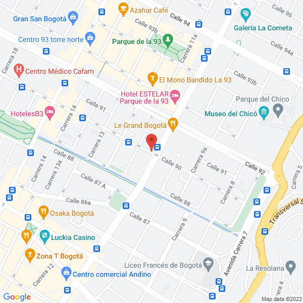 Mapa de Pro Activa Ingenieros S.A.S.