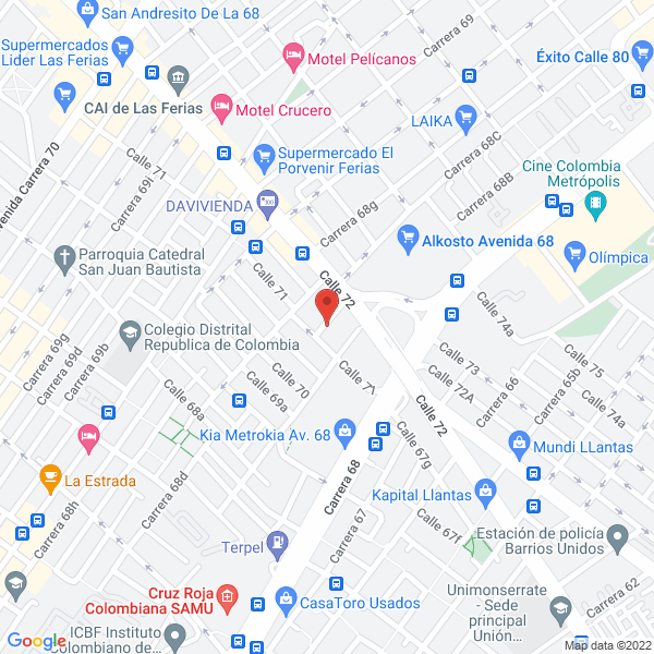 Mapa de Opti Vet Farmacéutica Ltda.
