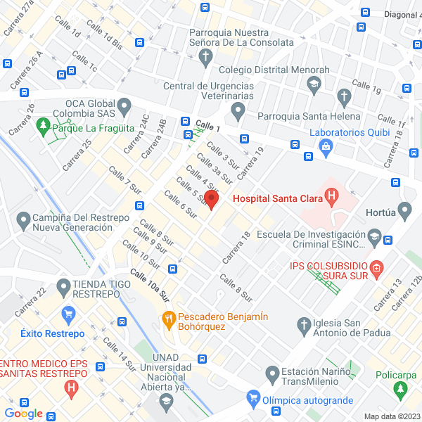 Mapa de Formas Inflables De Colombia Ltda.