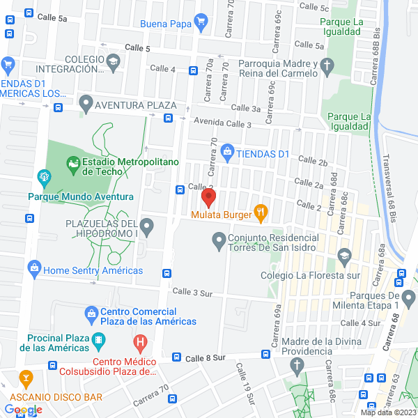 Mapa de Julieta Bernal Quevedo