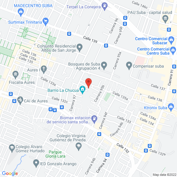 Mapa de Jaguar Mensajeros E.U.