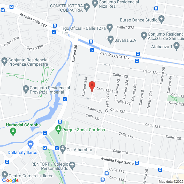 Mapa de Comercializadora Victorie
