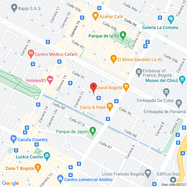 Map of Visión Contable & Financiera Ltda.