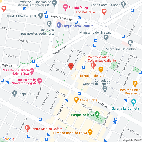 Mapa de Ramírez Ingenieros Y Cía. Ltda.
