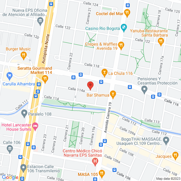 Mapa de Hb International Corp. S.A.S.