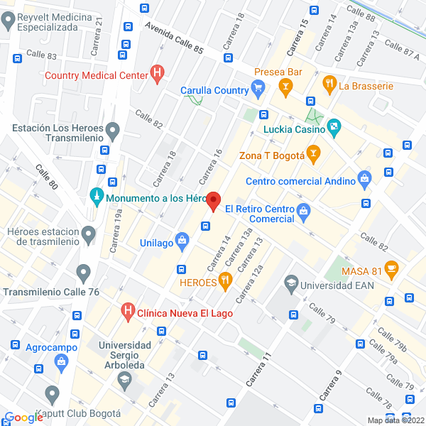 Mapa de Urbanitas S.A.
