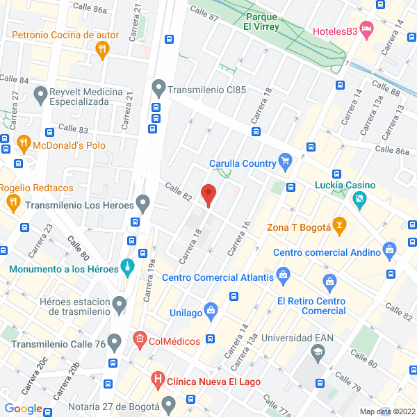 Mapa de Erobulding Ltda.
