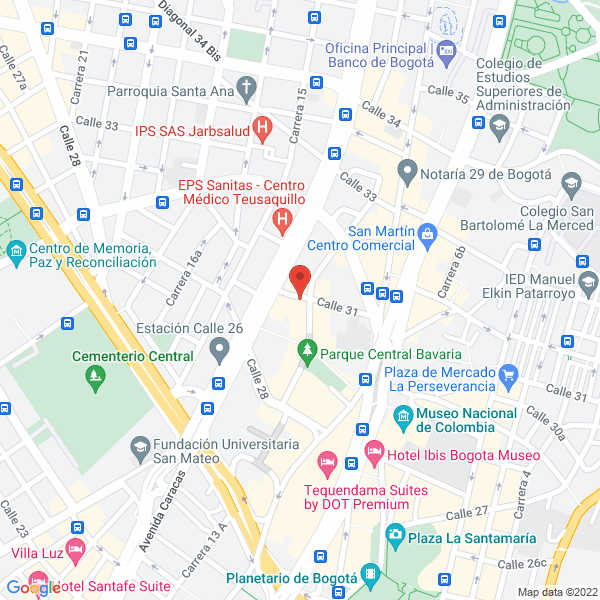 Mapa de Terranova Logística Internacional Ltda.