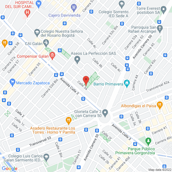Mapa de Genex Grupo Empresarial S.A.S.