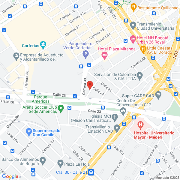 Mapa de Render Man Project S.A.S.