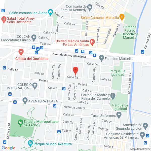 Mapa de Comercializadora Jordán Ltda.