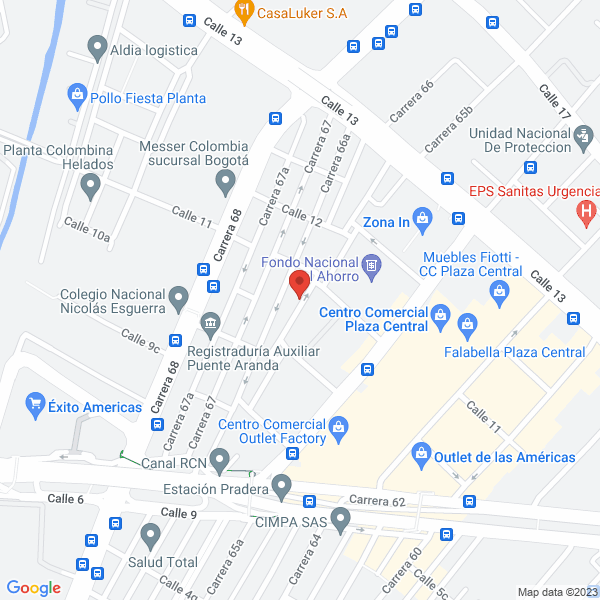 Mapa de Eduardo Marquez E Hijos Materiales Electricos Ltda.