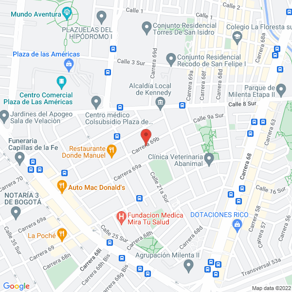 Mapa de Top Design S.A.S.
