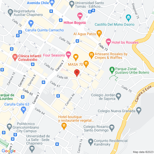 Mapa de Centro De Acondicionamiento Y Preparación Física Wellness Company S.A.S.