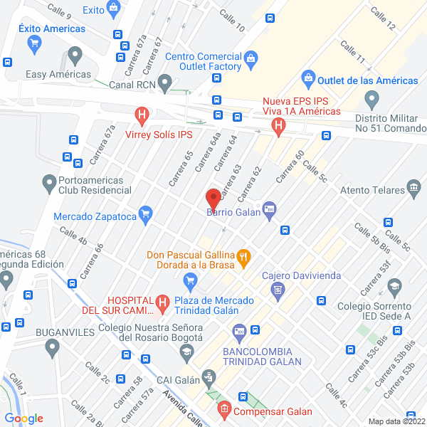 Mapa de Flexiarte Ltda.
